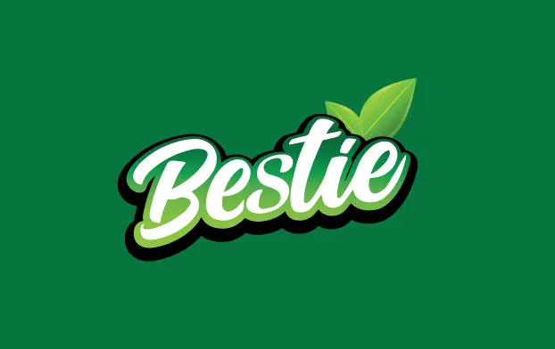 Bestie Logo on green background