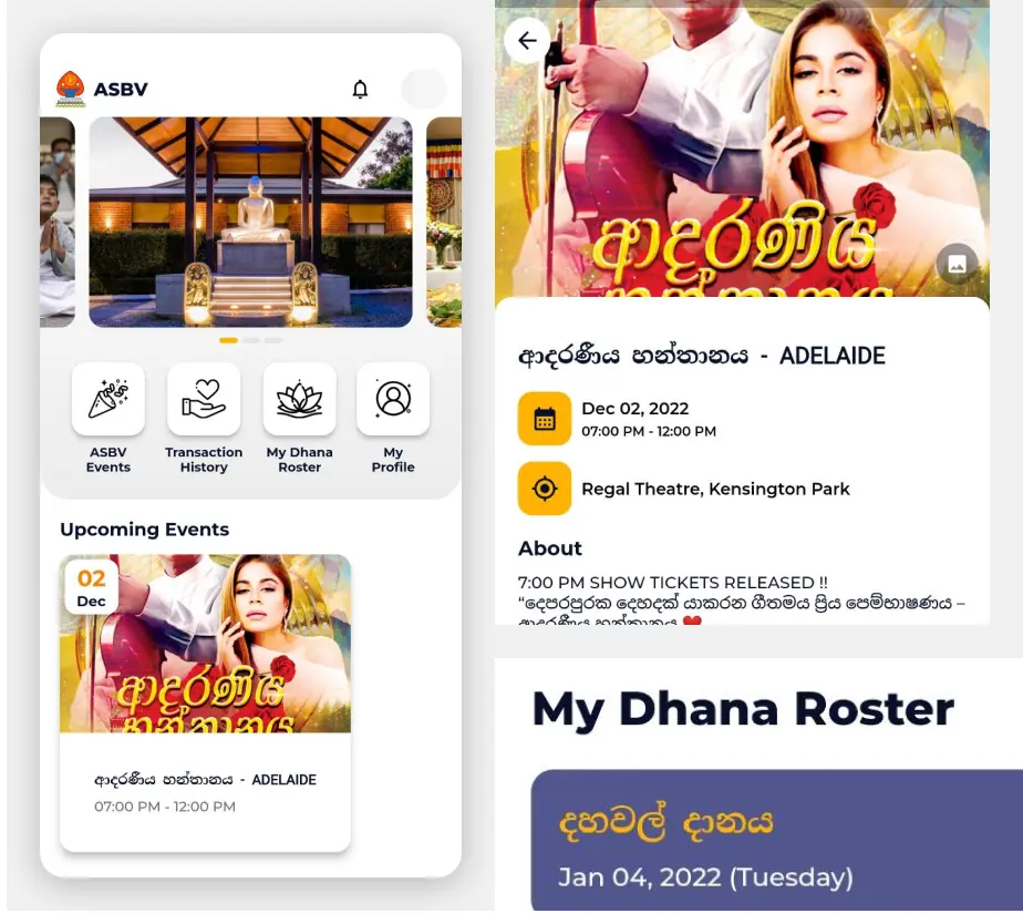 Adelaide Sri Lanka Buddhist Vihara App